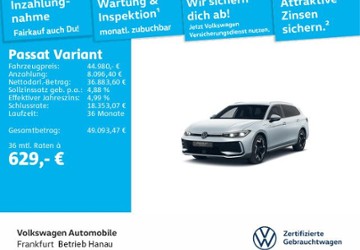 VW Passat Variant 11.227 km 44.980 &euro; Hanau 63452