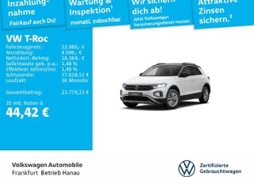 VW T-Roc 10.973 km 22.980 &euro; Hanau 63452